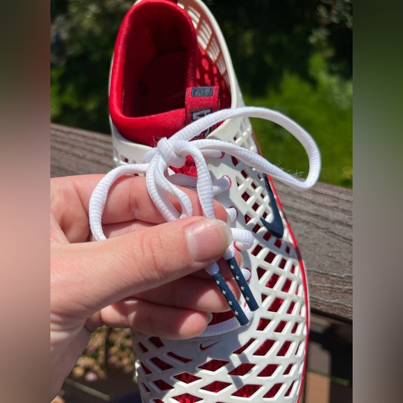 2008 Nike Rejuvenat8 USA Olympic Medal Stand Red & White Sneakers - Picture 9 of 16